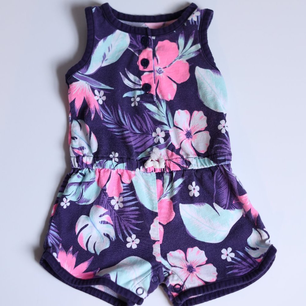 Floral shorts romper Baby Girl Size‎ 3 Month